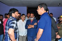 Chiranjeevi watching at Vijetha Movie